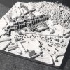 Modell - M. 1: 1000 - Blick aus Ostsuedost 