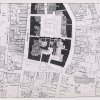 Lageplan M. 1: 500 - Handzeichnung, Tusche 