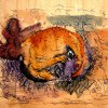 Ohne Titel - Tinte, Aquarell - 14 x 16 cm - 1973 