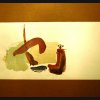 Leichte Gegenwart - Aquarell - 12 x 24 cm - 1978 