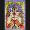 Das Ichhaus - Kreide / Kollage - 80 x 50 cm - 1989 