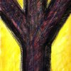  shalom - Acryl, Kreide auf Papier - 55x40 cm - 2001