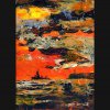 Ostseeabend - Acryl auf Karton - 40 x 30 cm 