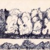 Vor dem Wald - 18 x 30 cm 