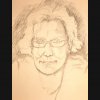Frau B. - Bleistift - 45 x 35 cm 