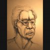 Dr. Yetun, achtsam - Tusche - 40 x 30 cm 