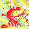'Geschönte Aufzeichnung des Gegebenen' - Tuschezeichnung, koloriert - 50 x 65cm - 09.09.15